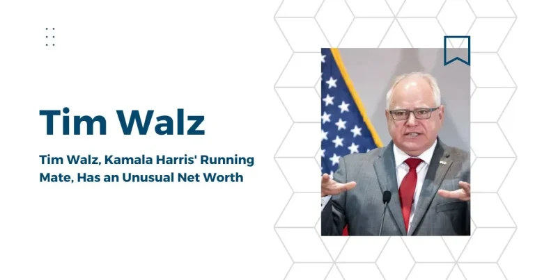 Tim Walz, Kamala Harris’ Running Mate, Has an Unusual Net Worth